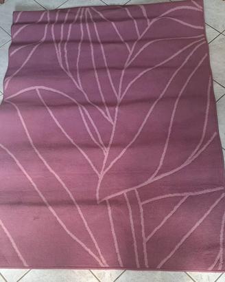Tappeto IKEA viola/prugna a foglie