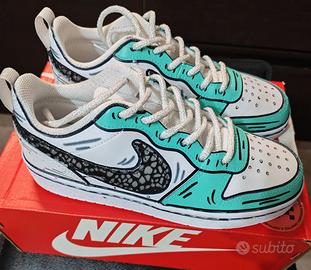Sneakers Nike Court Borough Low 2 Donna Customized