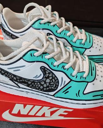 Sneakers Nike Court Borough Low 2 Donna Customized