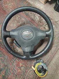 Volante in pelle 3 razze con comandi al volante