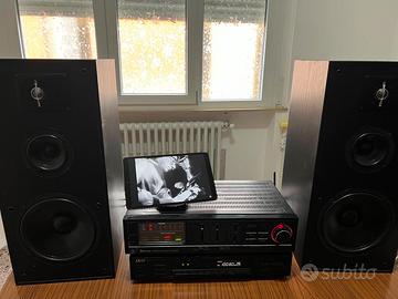 stereo Hi-Fi vintage: Amplificatore, Radio, Casse