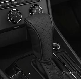 Copri leva cambio in pelle