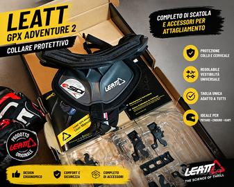 🔥 COLLARE PROTETTIVO LEATT GPX ADVENTURE 2