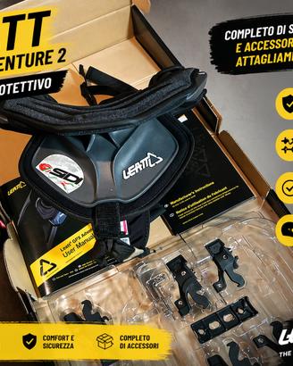 🔥 COLLARE PROTETTIVO LEATT GPX ADVENTURE 2