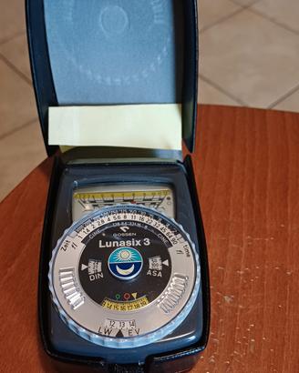 esposimetro vintage gossen lunasix 3