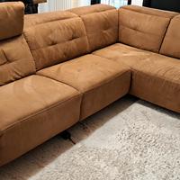 Divano angolare con movimento relax 