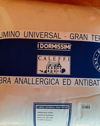 Piumino nuovo Caleffi Gran Tepore