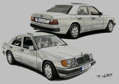 200E w124 tetto apribile e vetri elettrici