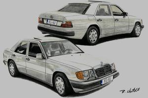 200E w124 tetto apribile e vetri elettrici
