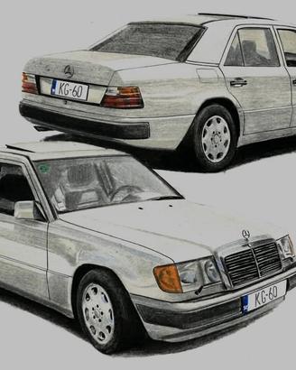 200E w124 tetto apribile e vetri elettrici