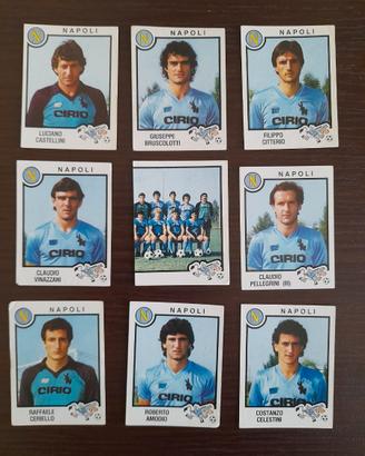 9 Figurine Napoli Calciatori 1982 1983 con rare