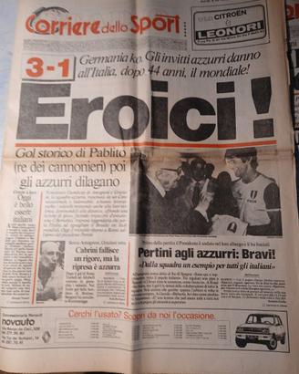 vecchie edizioni Corriere dello Sport 1982