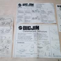 Big Jim istruzioni ORIGINALI vintage