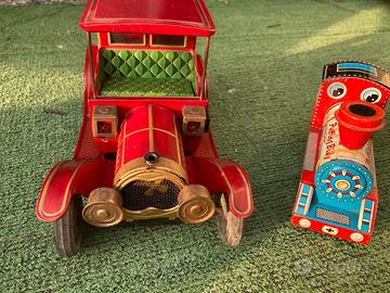 Macchina Treno latta Vintage made japan no corgi