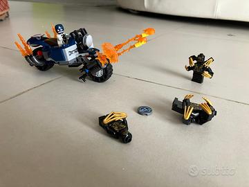 Lego 76123 Capitan America attacco degli outrider