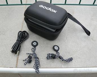 Microfoni Wireless GODOX Cube-SC Kit2 distanza300m