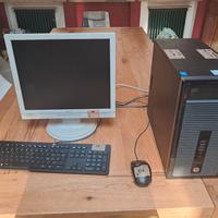 HP pro desk 400 con monitor, mouse, tastiera