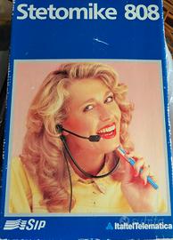 N.2 CUFFIE AURICOLARI CON MICROFONO STETOMIKE 808