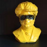 Busto in gesso Maria Montessori arte contemporanea