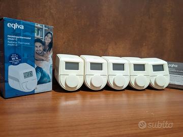 Kit 5 Termovalvole Eqiva Q per Radiatori