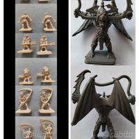 Materiale gioco tavolo Hero quest 