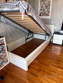 Letto singolo contenitore