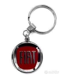 PORTACHIAVI AUTO FIAT IN ACCIAIO INOSSIDABILE