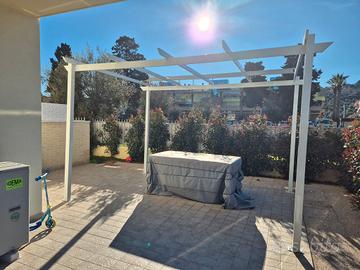 struttura gazebo pergola 3x4 mt