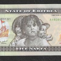Eritrea - banconota circolata da 5 Nakfa P-14a