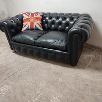 coppia Divani Chester Chesterfield club Black 