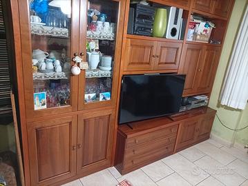 soggiorno in legno massello 