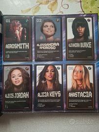 3 album contenenti card Esselunga + 3 sticker