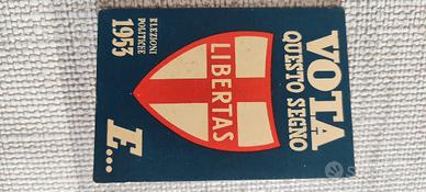 Curioso oggetto di propaganda elettorale anni '50