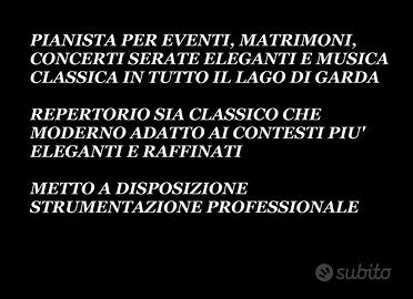 Pianista professionista Desenzano