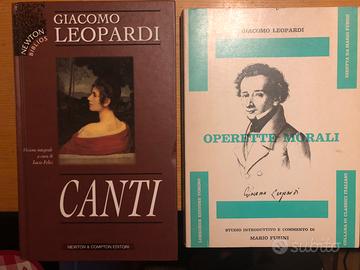 Leopardi 2 libri: Canti & Operette Morali