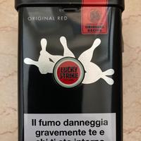 Scatola in latta lucky-strike
