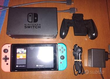 nintendo switch + mariokart deluxe