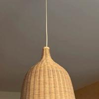 2 Lampadari Vimini Rattan