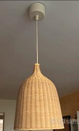 2 Lampadari Vimini Rattan