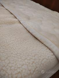 Coperta in pelo di pura lana vergine Merino