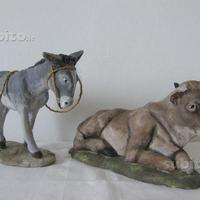 Asino e Bue per presepi con statue da 18/20 cm