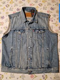 Giubbino Gilet jeans LEVI'S tg L (vestibilità XL)