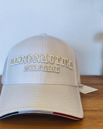 Aeronautica Militare cappellino bianco taglia unic