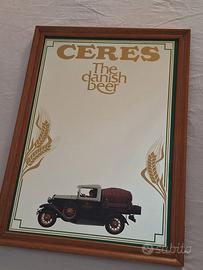 VINTAGE anni 80 - Specchio pubblicitario Ceres