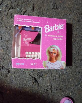 macchina da scrivere Barbie