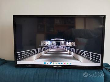 TV LED 24" United - Come Nuova + Telecomando