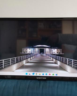 TV LED 24" United - Come Nuova + Telecomando