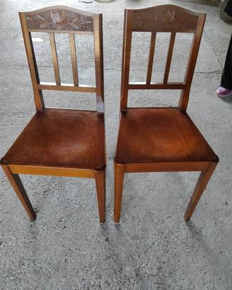 sedie legno liberty