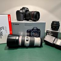 Canon eos 5d mark III reflex kit  come nuova