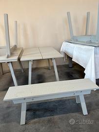 Tavoli e panche Ikea by Piet Ein EEk